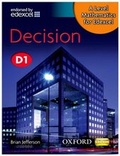 Cover: A Level Mathematics for Edexcel: Decision D1 - Oxford University Press