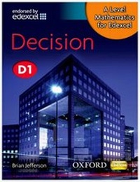 Enlarge image Cover: A Level Mathematics for Edexcel: Decision D1 - Oxford University Press
