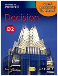 Enlarge image Cover: A Level Mathematics for Edexcel: Decision D2 - Oxford University Press