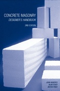 Cover: Concrete Masonry Designer's Handbook - CRC Press