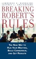 Cover: Breaking Robert's Rules - Oxford University Press Inc