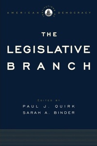 Enlarge image Cover: The Legislative Branch - Oxford University Press Inc