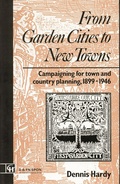 Cover: From Garden Cities to New Towns - Spon Press