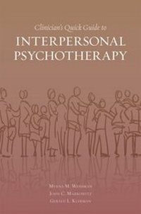 Enlarge image Cover: Clinician's Quick Guide to Interpersonal Psychotherapy - Oxford University Press