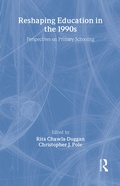 Cover: Reshaping Education In The 1990s - Routledge Falmer