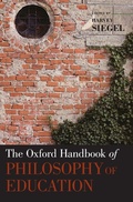 Cover: The Oxford Handbook of Philosophy of Education - Oxford University Press Inc
