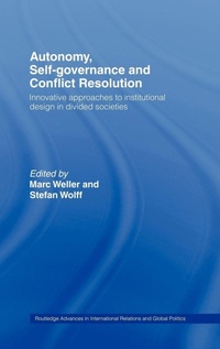 Enlarge image Cover: Autonomy, Self Governance and Conflict Resolution - Routledge