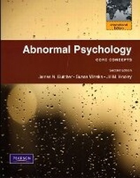 Enlarge image Cover: Abnormal Psychology - Pearson