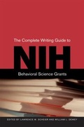 Bild: The Complete Writing Guide to NIH Behavioral Science Grants - Oxford University Press Inc