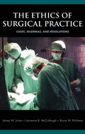 Cover: The Ethics of Surgical Practice - Oxford University Press Inc