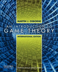 Enlarge image Cover: Introduction to Game Theory - Oxford University Press