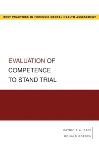 Abbildung von: Evaluation of Competence to Stand Trial - Oxford University Press Inc