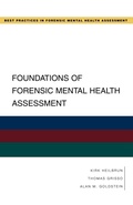 Cover: Foundations of Forensic Mental Health Assessment - Oxford University Press Inc