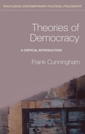 Cover: Theories of Democracy - Routledge