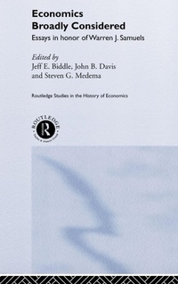 Enlarge image Cover: Economics Broadly Considered - Routledge