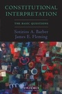 Cover: Constitutional Interpretation - Oxford University Press Inc