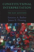 Cover: Constitutional Interpretation - Oxford University Press Inc