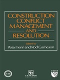 Cover: Construction Conflict Management and Resolution - CRC Press