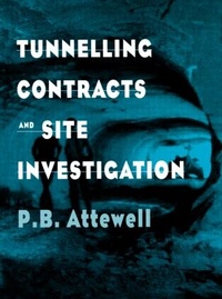 Bild: Tunnelling Contracts and Site Investigation - CRC Press
