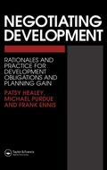 Cover: Negotiating Development - Spon Press