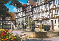 Abbildung von: Ansichtskarte Bad Sooden-Allendorf: Marktplatz - Frühauf, Buchhandlung, Inh. Wolfgang Frühauf e.K.