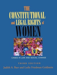 Enlarge image Cover: The Constitutional and Legal Rights of Women - Oxford University Press Inc