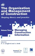 Cover: The Organization and Management of Construction - CRC Press