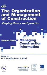 Enlarge image Cover: The Organization and Management of Construction - CRC Press