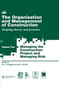 Cover: The Organization and Management of Construction: v. 2 - Spon Press