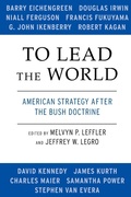Cover: To Lead the World - Oxford University Press Inc