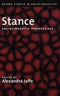 Cover: Stance - Oxford University Press Inc