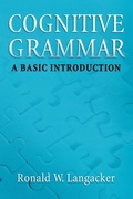 Cover: Cognitive Grammar - Oxford University Press Inc