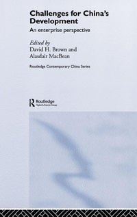 Enlarge image Cover: Challenges for China's Development - Routledge