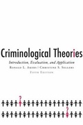 Cover: Criminological Theories - Oxford University Press Inc