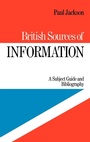 Cover: British Sources of Information - Routledge