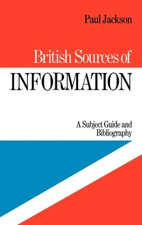 Enlarge image Cover: British Sources of Information - Routledge