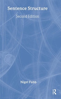 Enlarge image Cover: Sentence Structure - Routledge