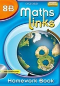 Cover: MathsLinks: 2: Y8 Homework Book B - Oxford University Press