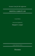 Cover: Hospital Liability Law - Oxford University Press Inc