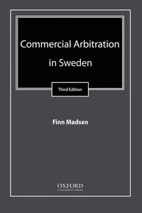 Abbildung von: Commercial Arbitration in Sweden - Oxford University Press Inc