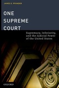 Cover: One Supreme Court - Oxford University Press Inc