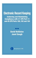 Cover: Electronic Record Keeping - CRC Press