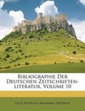 Cover: Bibliographie Der Deutschen Zeitschriften-Literatur, Volume 10 - Nabu Press