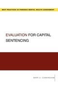 Cover: Evaluation for Capital Sentencing - Oxford University Press Inc