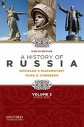 Cover: History of Russia since 1855 - Oxford University Press Inc