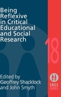 Cover: Being Reflexive in Critical and Social Educational Research - Routledge Falmer