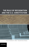 Cover: The Rule of Recognition and the U.S. Constitution - Oxford University Press Inc