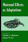 Cover: Maternal Effects As Adaptations - OUP eBook