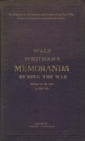 Cover: Memoranda During the War - OUP eBook