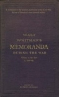 Enlarge image Cover: Memoranda During the War - OUP eBook